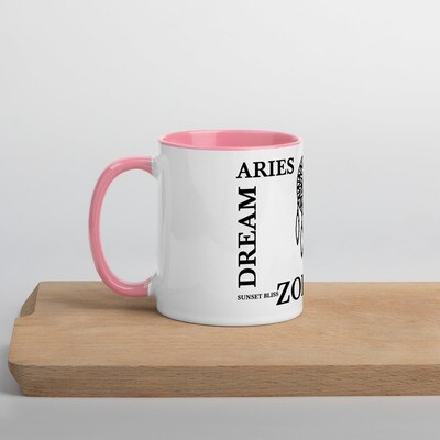 ARIES ZODIAC-Mug with Color Inside
