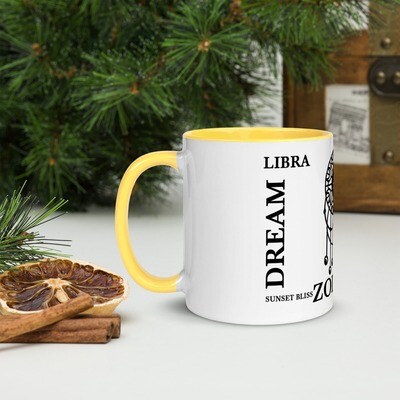LIBRA ZODIAC-Mug with Color Inside