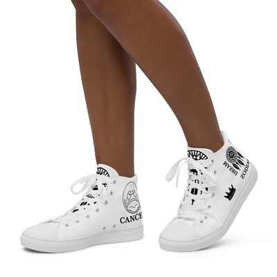 CANCER ZODIAC-Women’s high top canvas shoes
