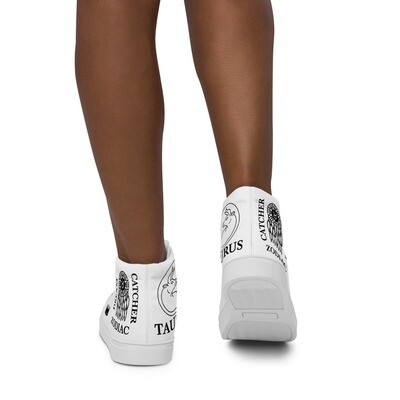 TAURUS ZODIAC-Women’s high top canvas shoes