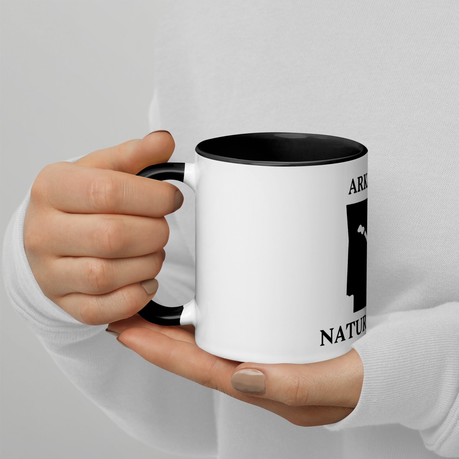 ARKANSAS-Mug with Color Inside, Color: Black
