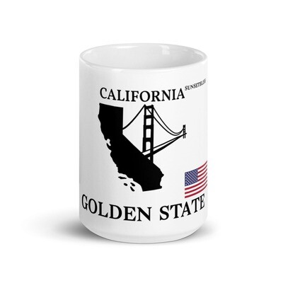 CALIFORNIA-White glossy mug