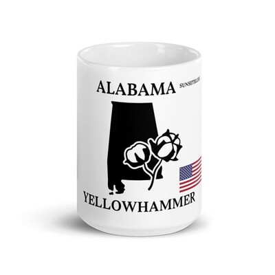 ALABAMA-White glossy mug