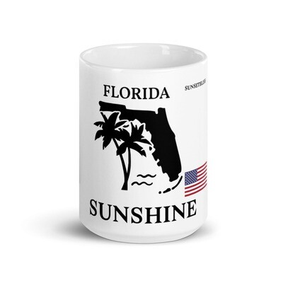 FLORIDA-White glossy mug