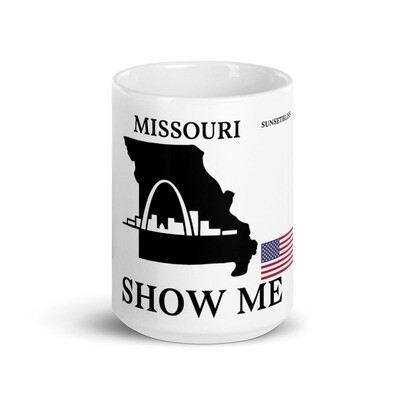 MISSOURI-White glossy mug