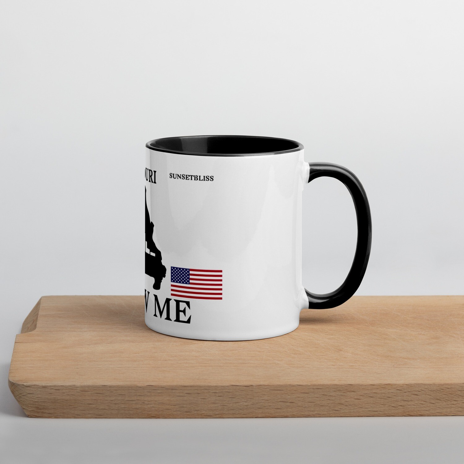 MISSOURI-Mug with Color Inside, Color: Black
