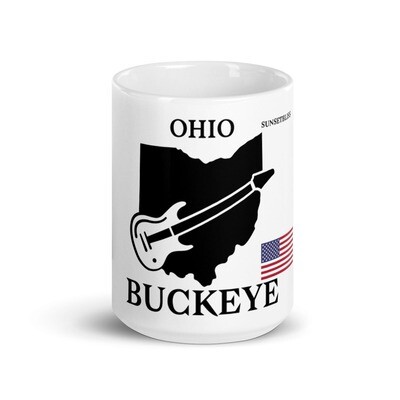 OHIO-White glossy mug