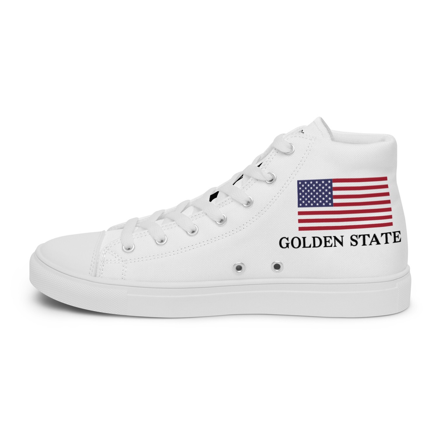 CALIFORNIA-Women’s high top canvas shoes, Size: 5