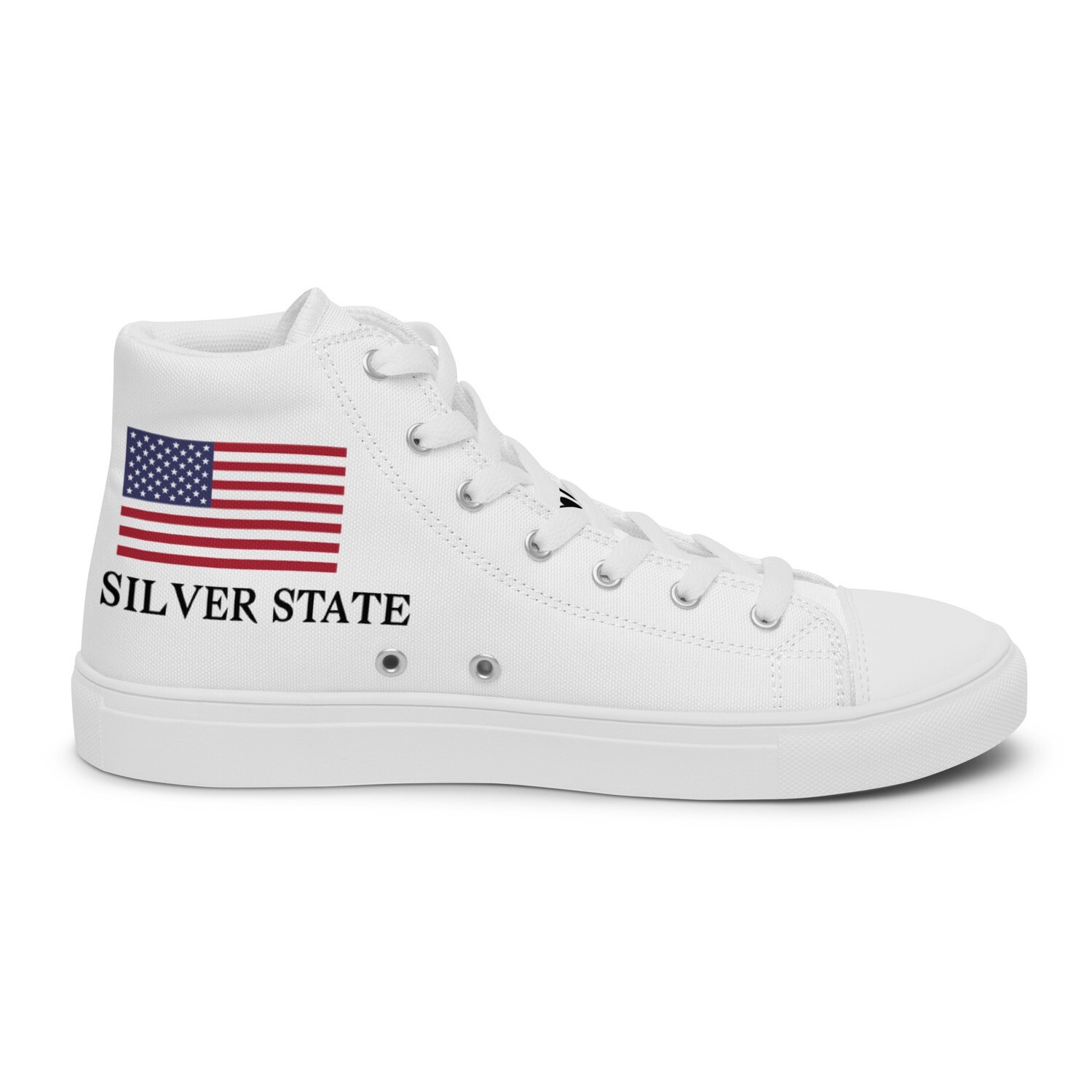NEVADA-Men’s high top canvas shoes, Size: 5