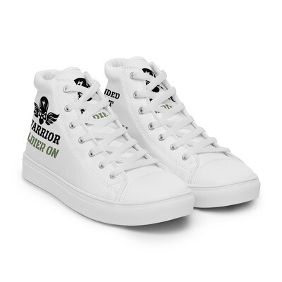 SOLDIER ON-Men’s high top canvas shoes