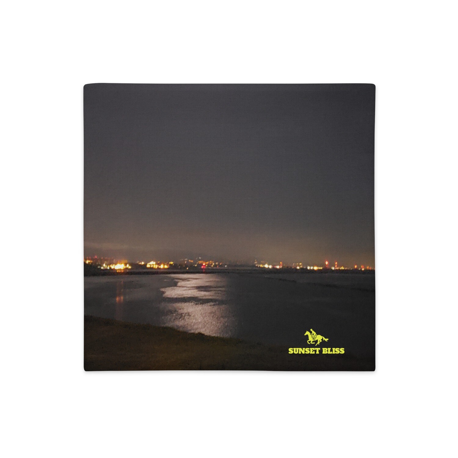 MIDNIGHT BLISS-Premium Pillow Case, Size: 18×18