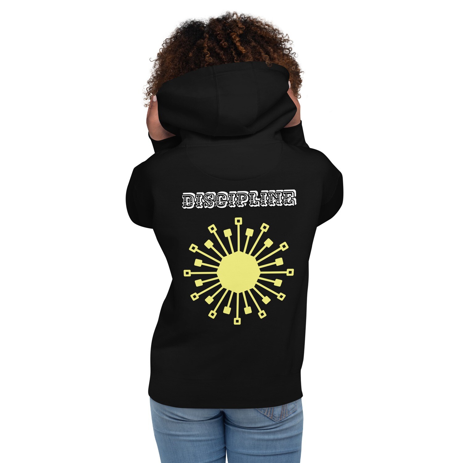 EVOLVED-Unisex Hoodie, Color: Black, Size: S