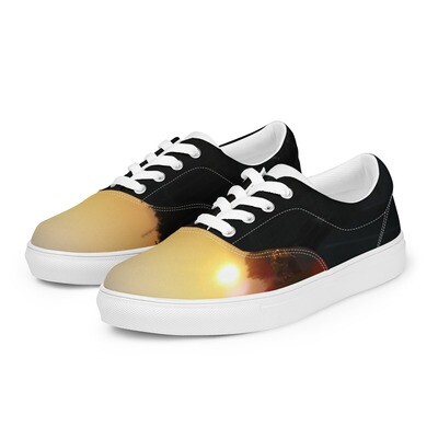 SUNSET BLISS-Men’s lace-up canvas shoes