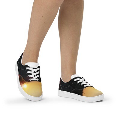 SUNSET BLISS-Women’s lace-up canvas shoes