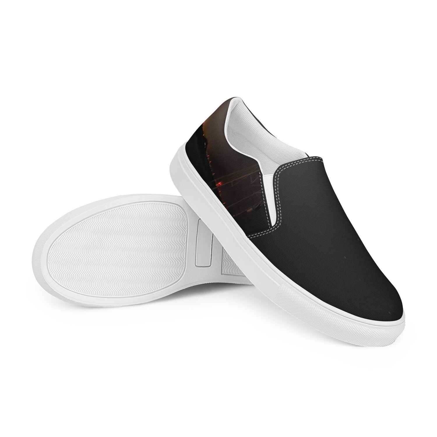 AURA-Women’s slip-on canvas shoes, Size: 5