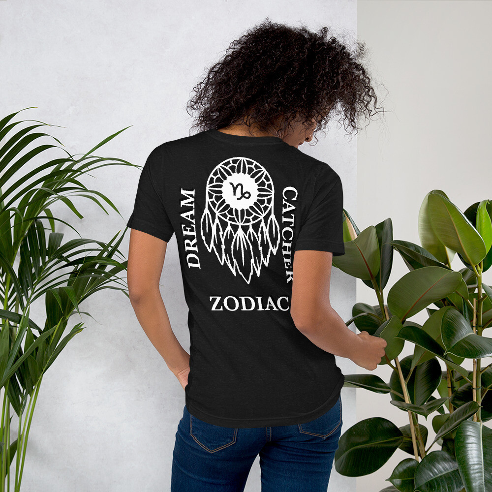 CAPRICORN ZODIAC-Unisex t-shirt, Color: Black Heather, Size: S