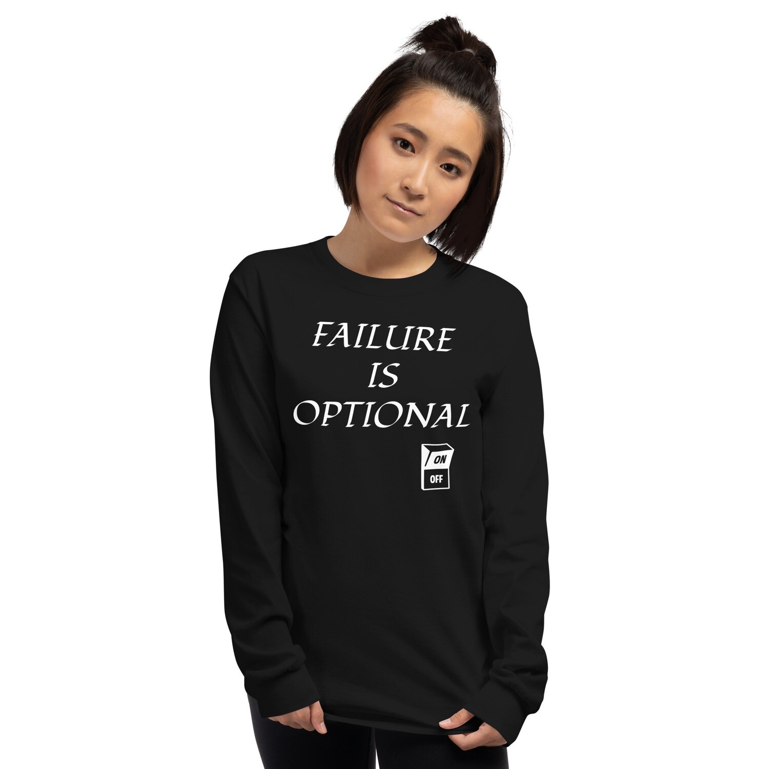 FEEDBACK-Long Sleeve Shirt, Color: Black, Size: S