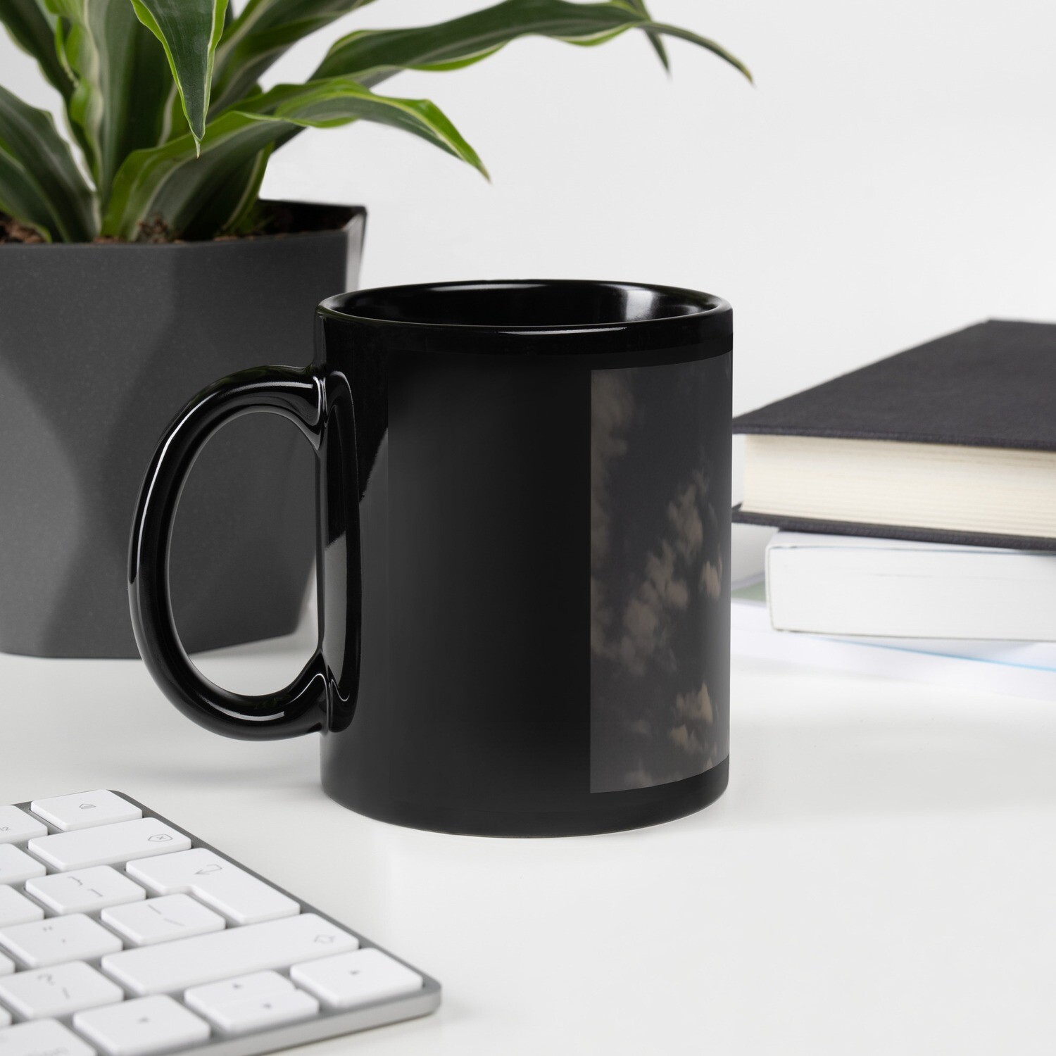 GUARDIAN-Black Glossy Mug, Size: 11oz
