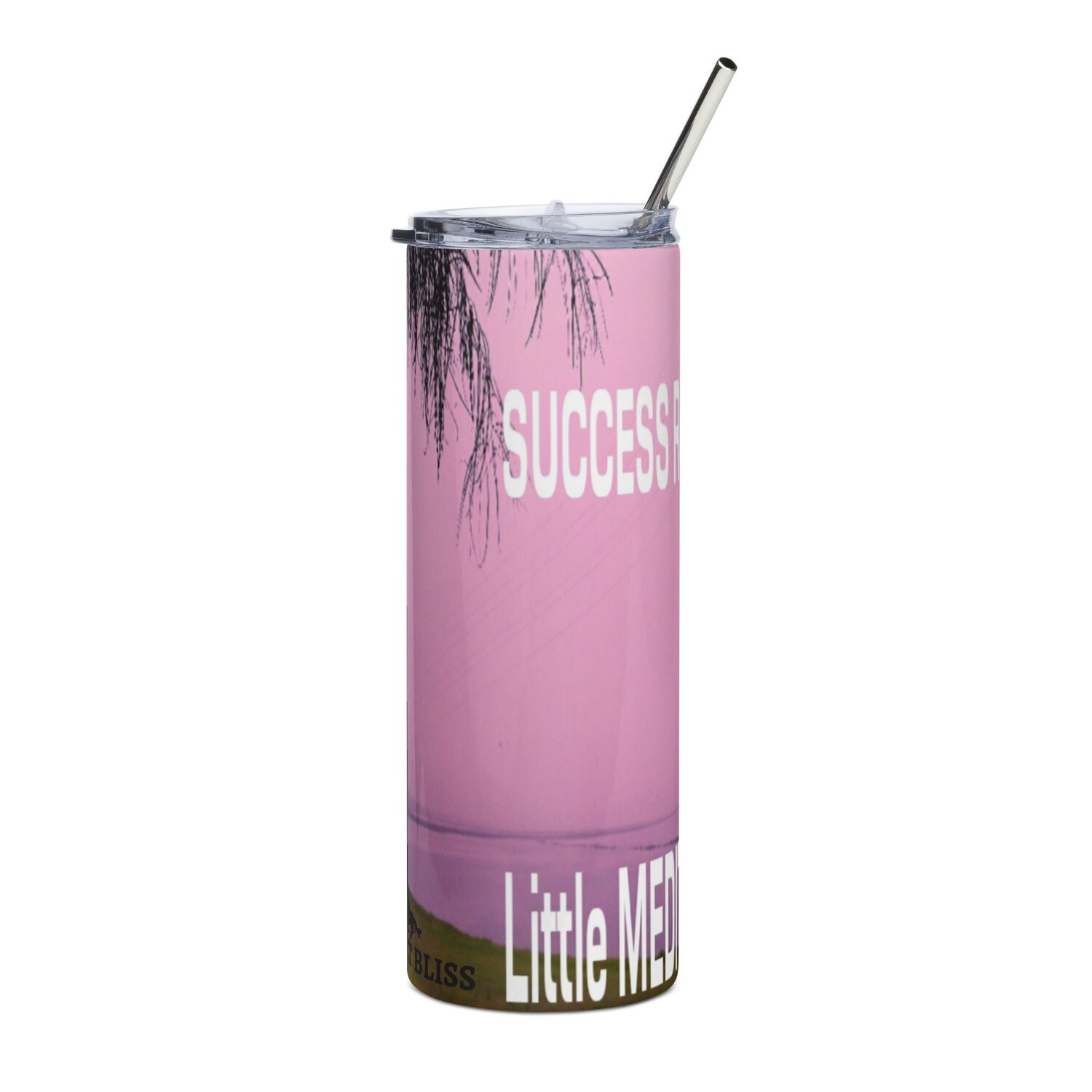 A LITTLE MEDITATION-Stainless steel tumbler