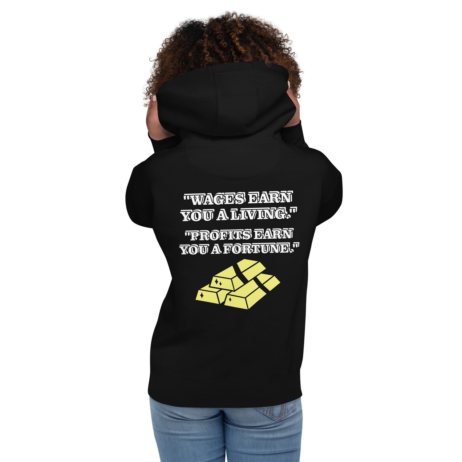 BETTER THAN-Unisex Hoodie, Color: Black, Size: S