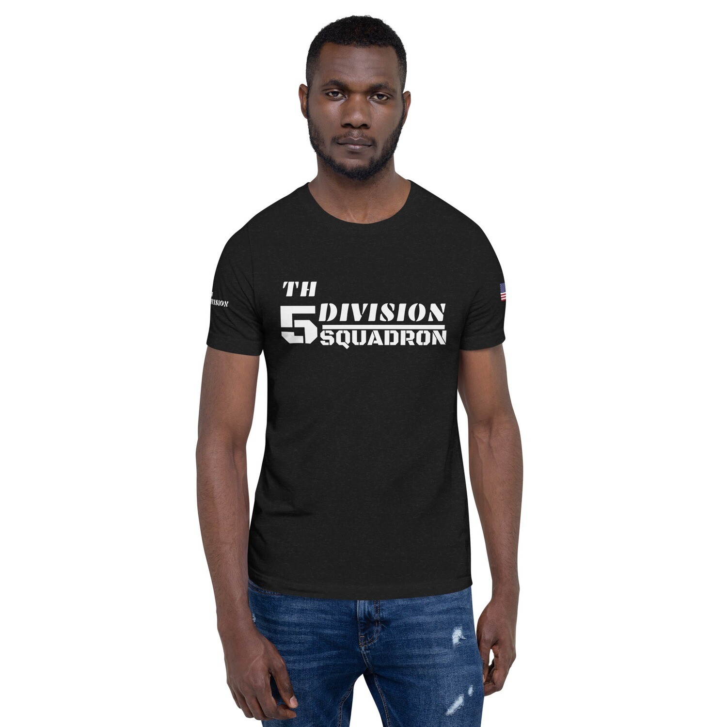 5TH-DV-SQUADRON-Unisex t-shirt, Color: Black Heather, Size: S