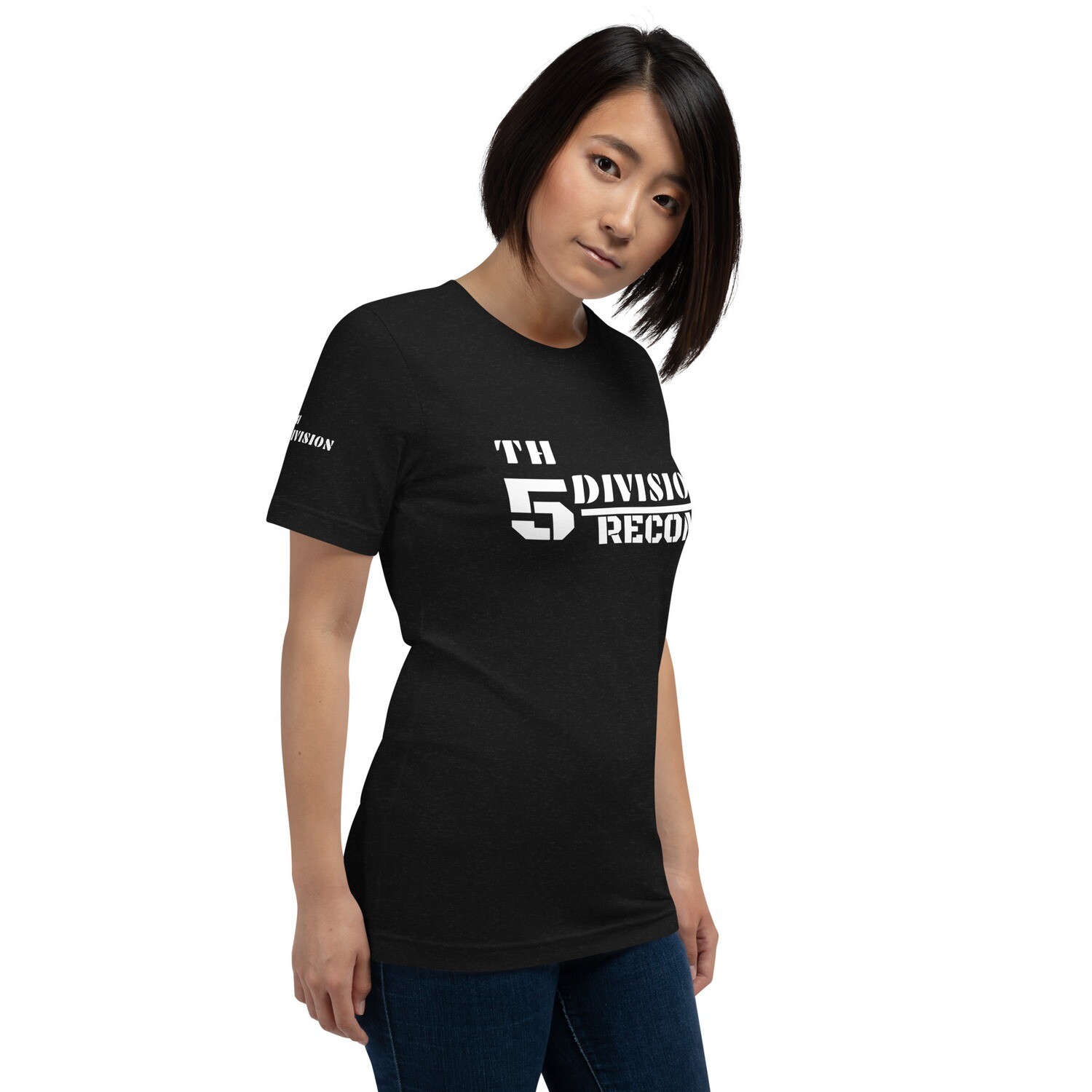 5TH-DV-RECON-Unisex t-shirt, Color: Black Heather, Size: S