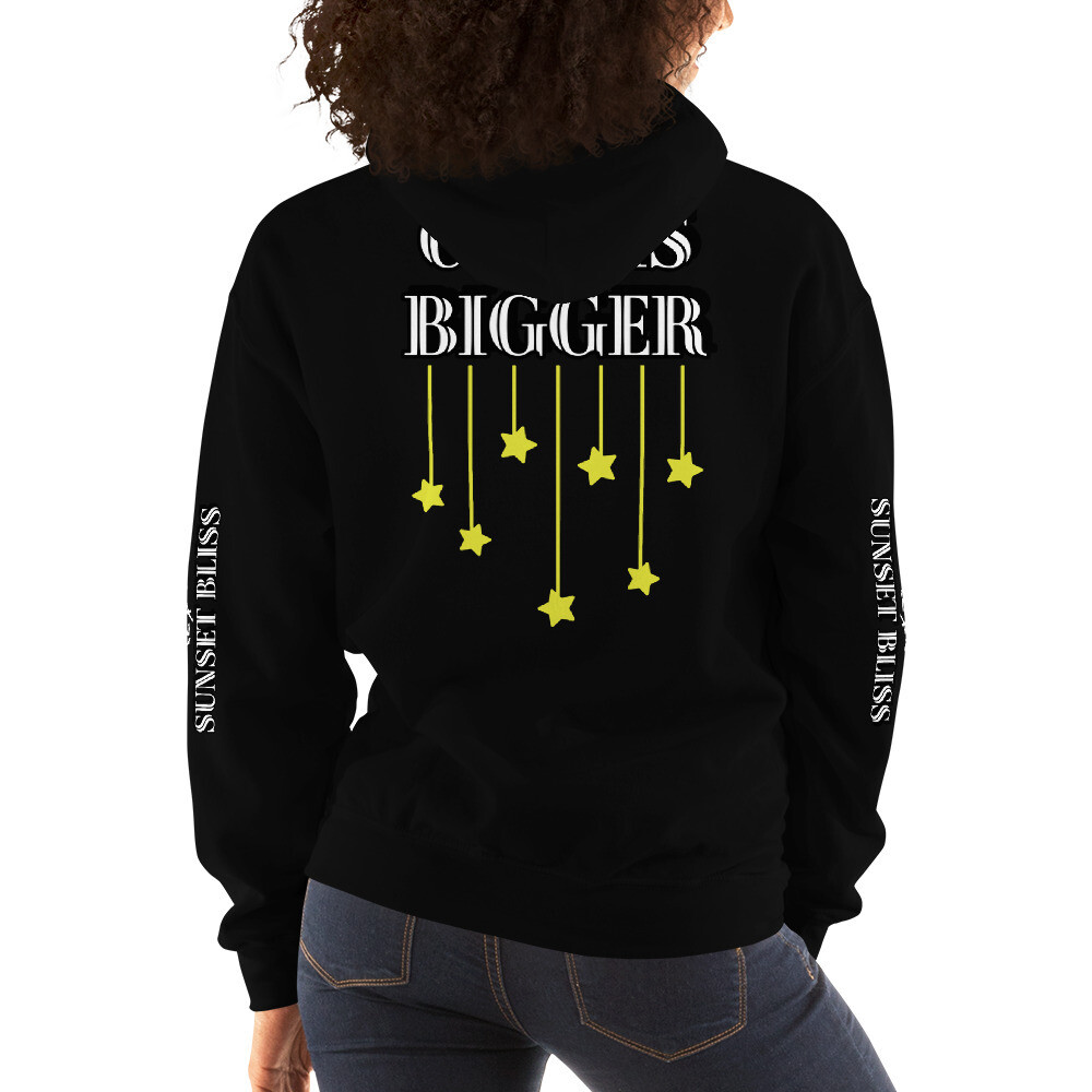 GOD IS-Unisex Hoodie, Color: Black, Size: S