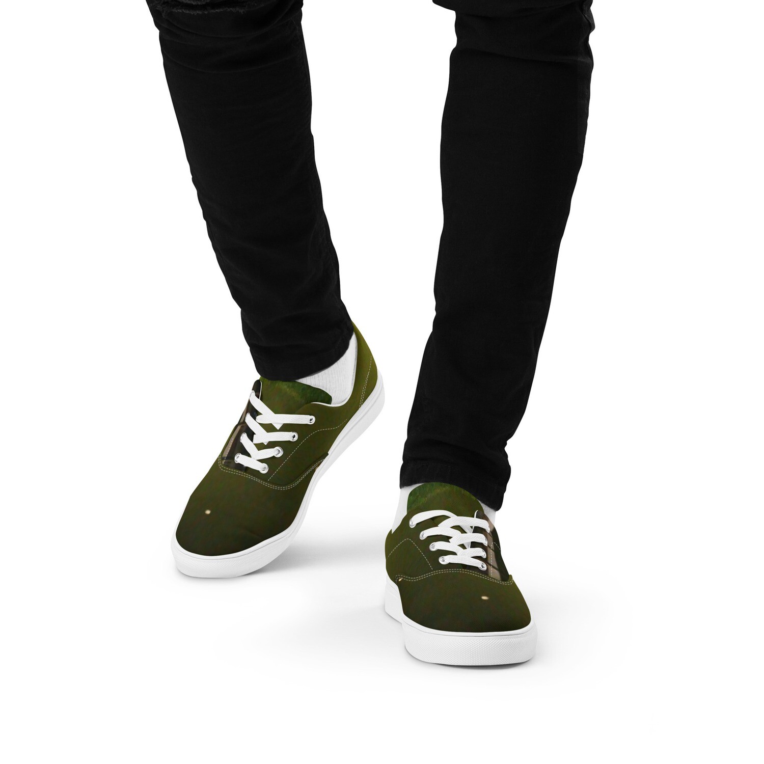 MINI GOLFER-Men’s lace-up canvas shoes, Size: 5