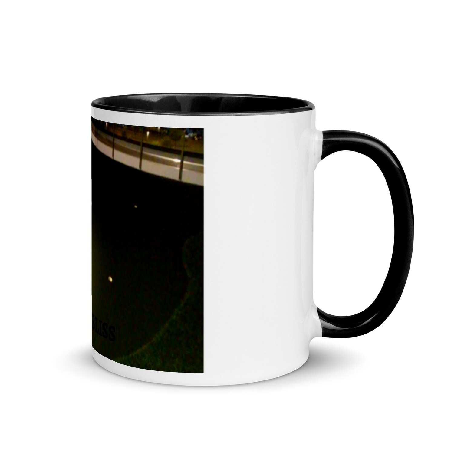 MINI GOLFER-Mug with Color Inside, Color: Black