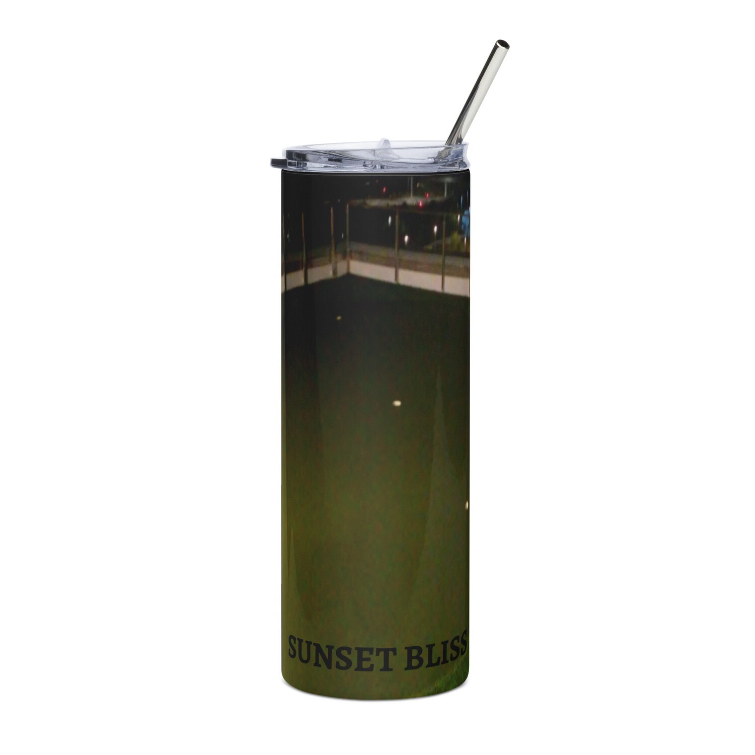 MINI GOLFER-Stainless steel tumbler, Color: Black