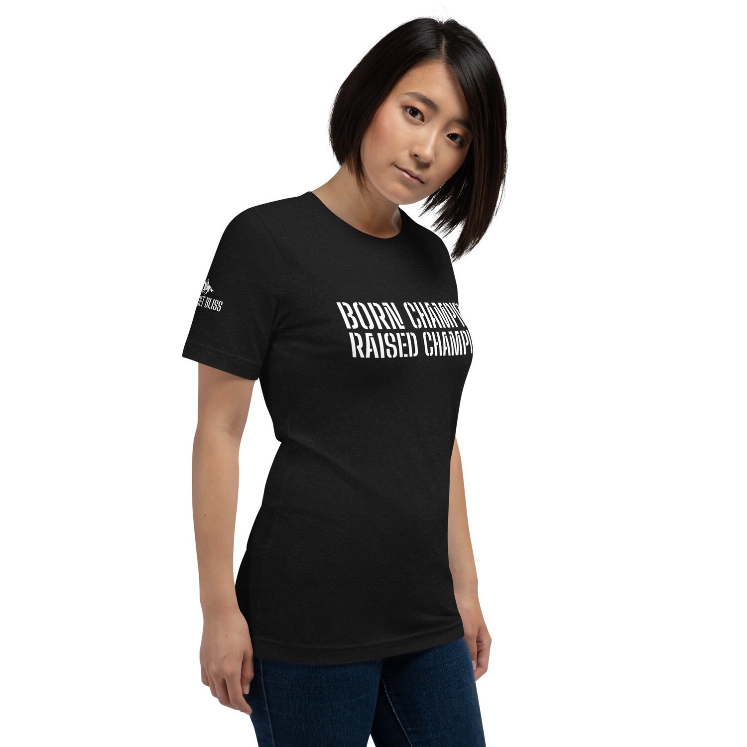 BE CHAMPION-A CHAMPION-Unisex t-shirt, Color: Black Heather, Size: S