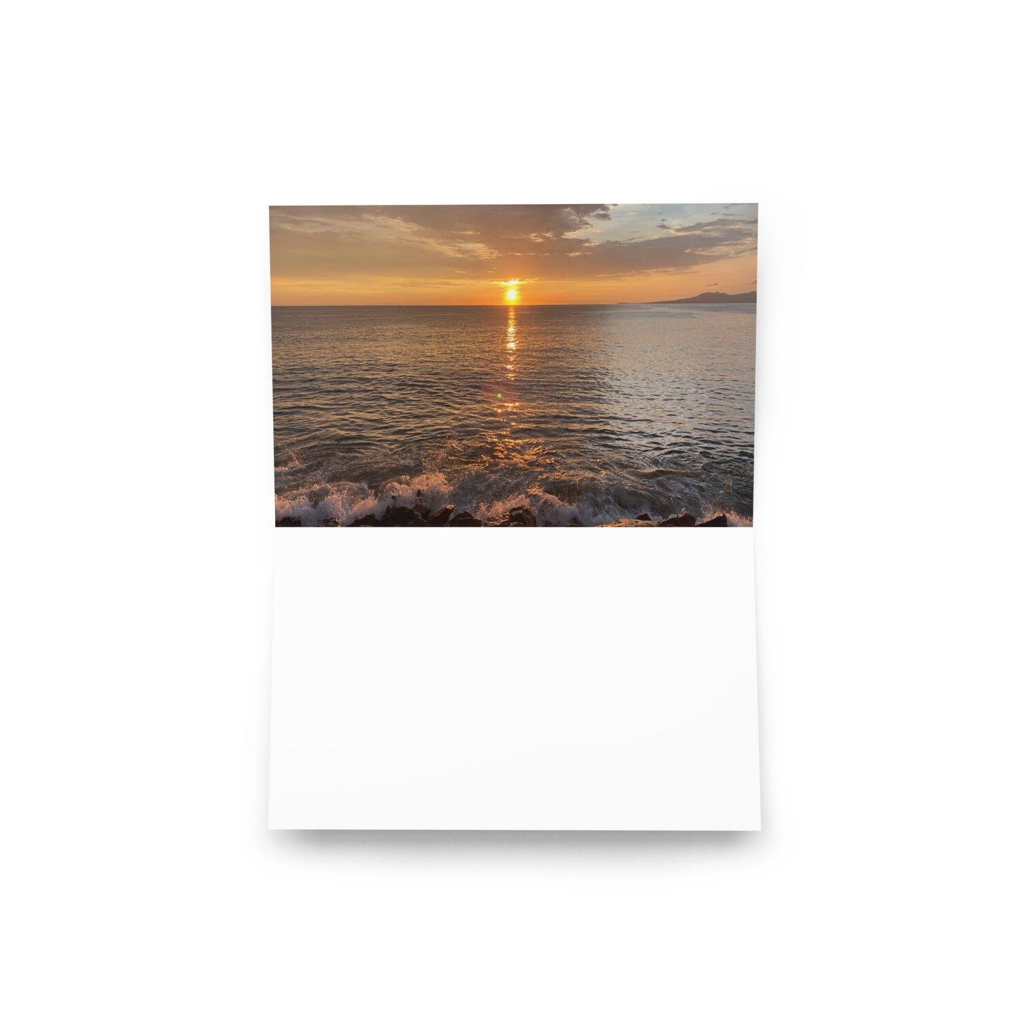 OCEAN VIEW-Greeting card, Size: 4&quot;x6&quot;
