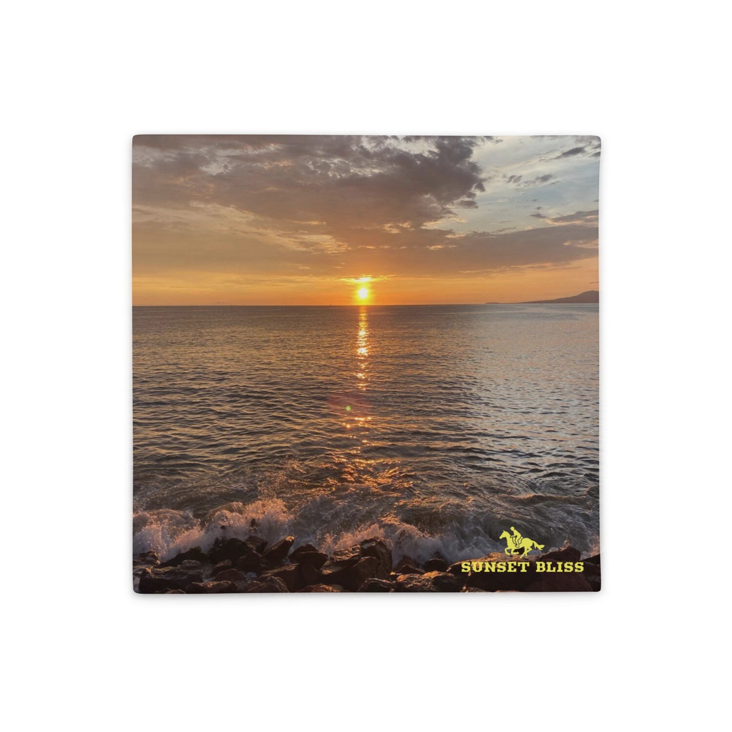 OCEAN VIEW-Pillow Case, Size: 18×18