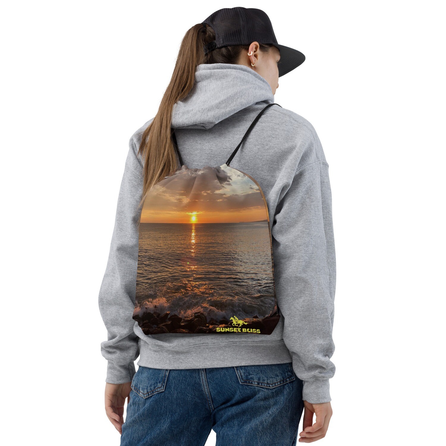 OCEAN VIEW-Drawstring bag