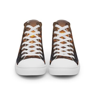 OCEAN VIEW-Men’s high top canvas shoes