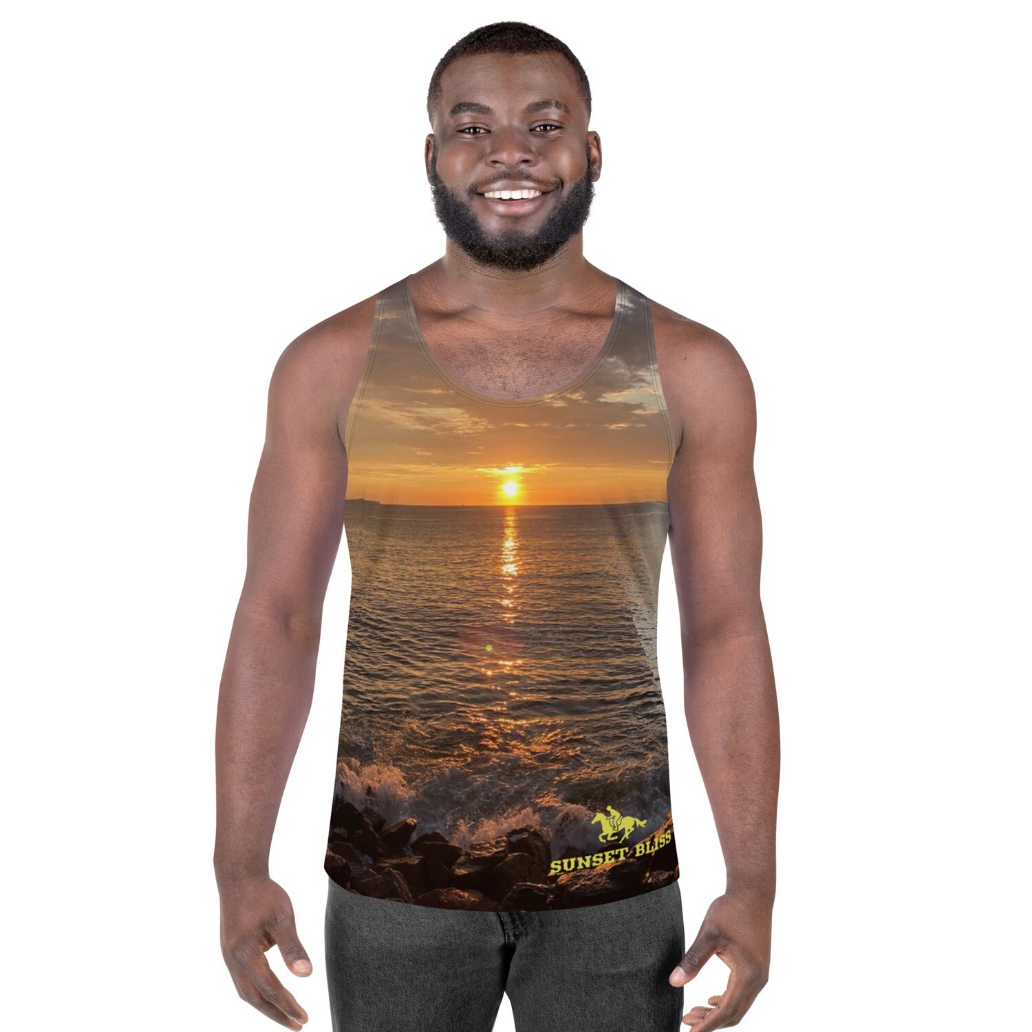 OCEAN VIEW-Unisex Tank Top, Size: XS