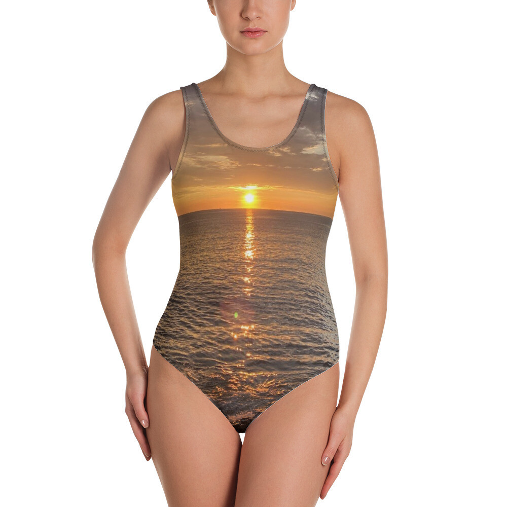 OCEAN VIEW-One-Piece Swimsuit, Size: XS