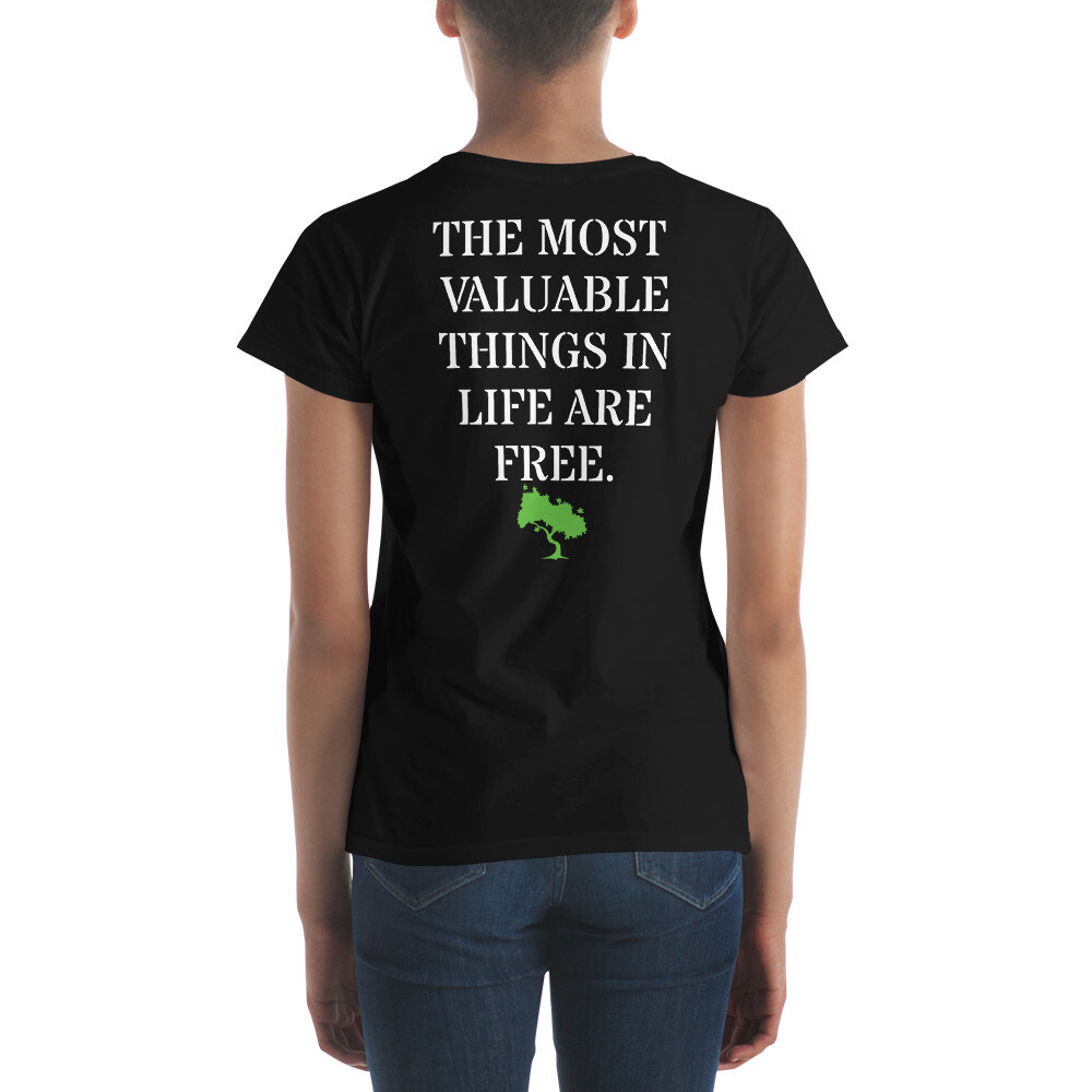 3RD LAW VALUE-Women&#39;s short sleeve t-shirt, Color: Black, Size: S