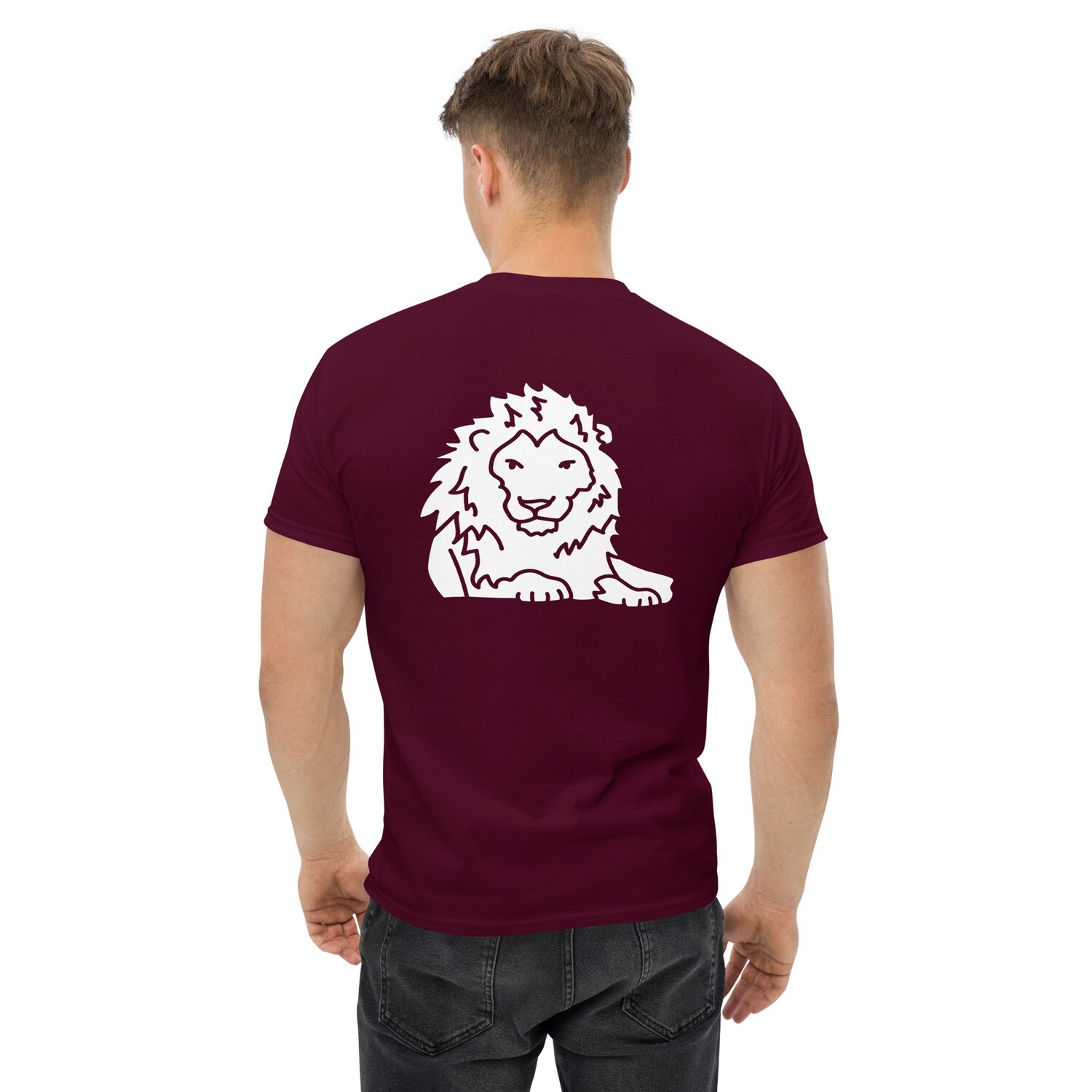 HUMBLE-Men&#39;s classic tee, Color: Maroon, Size: S