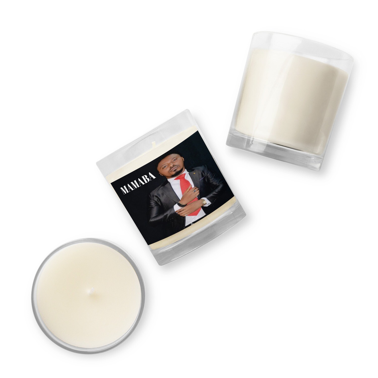 MAMABA-REIGN-Glass jar soy wax candle
