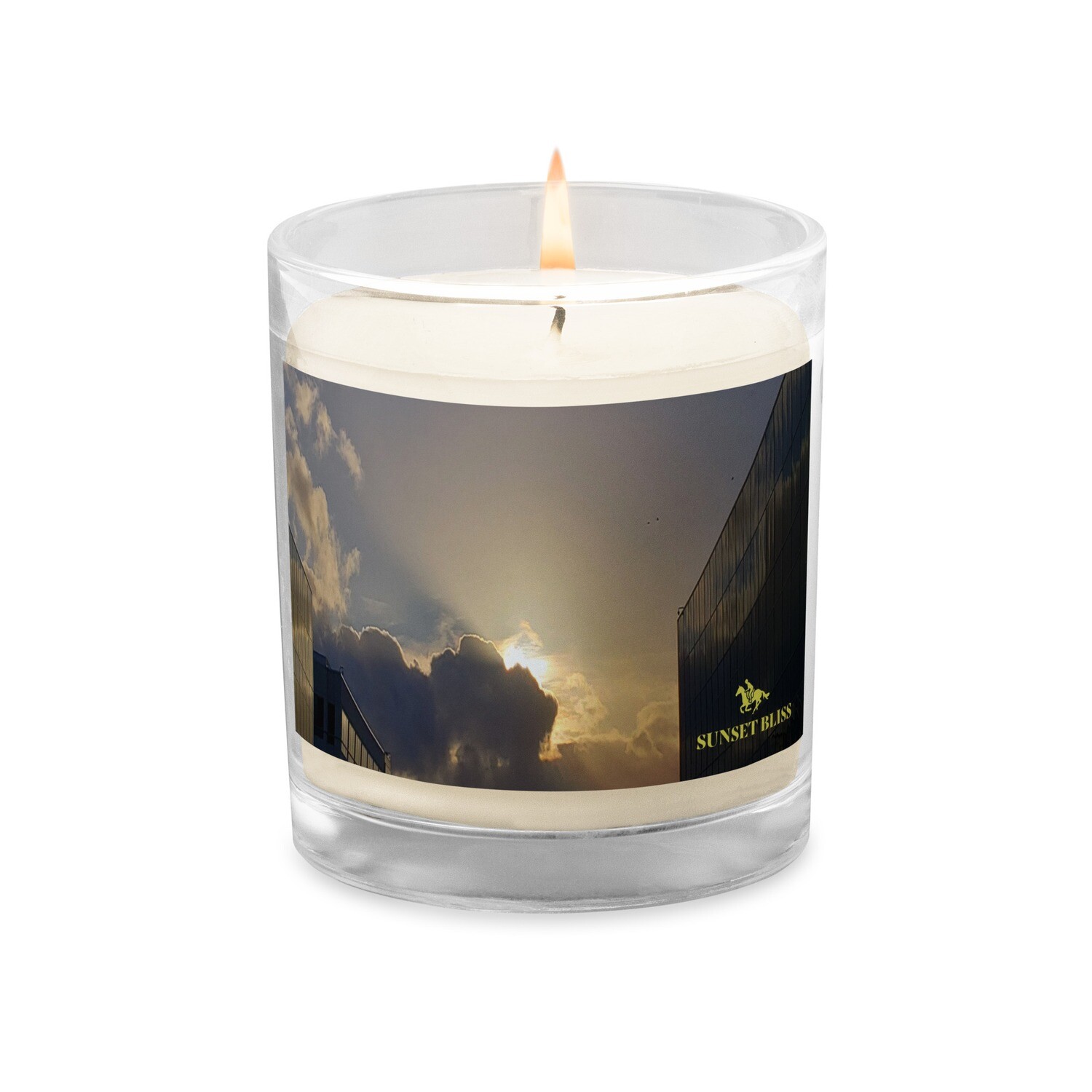 TOP FLIGHT SKYLINE-Glass jar soy wax candle