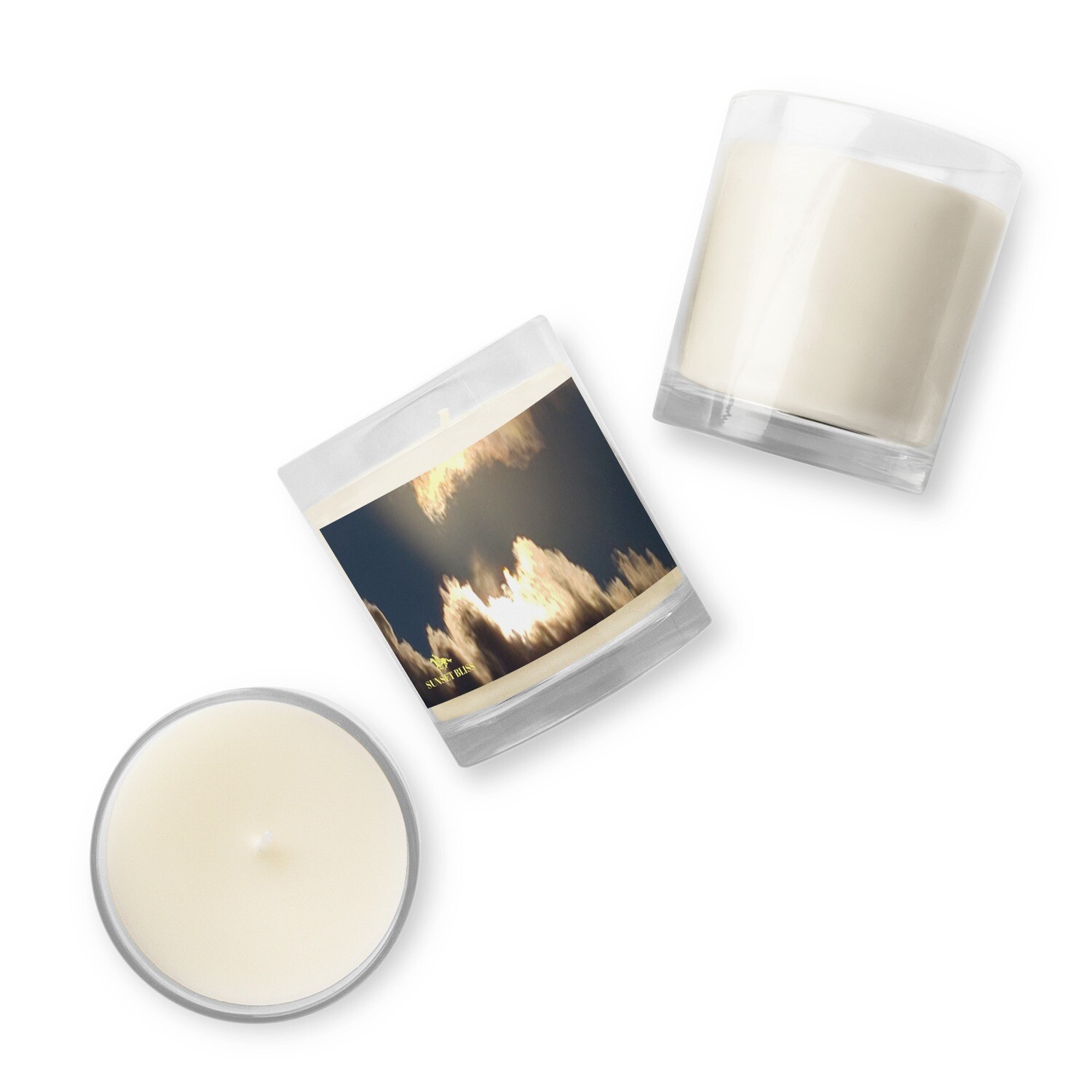 UPLIFT &amp; INSPIRE-Glass jar soy wax candle