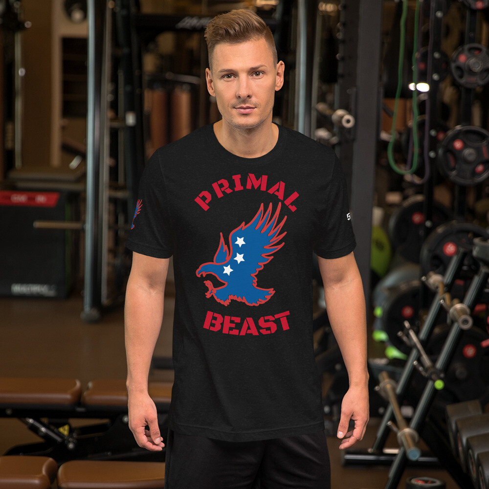 5TH-DV-PRIMAL BEAST-Unisex t-shirt, Color: Black Heather, Size: S