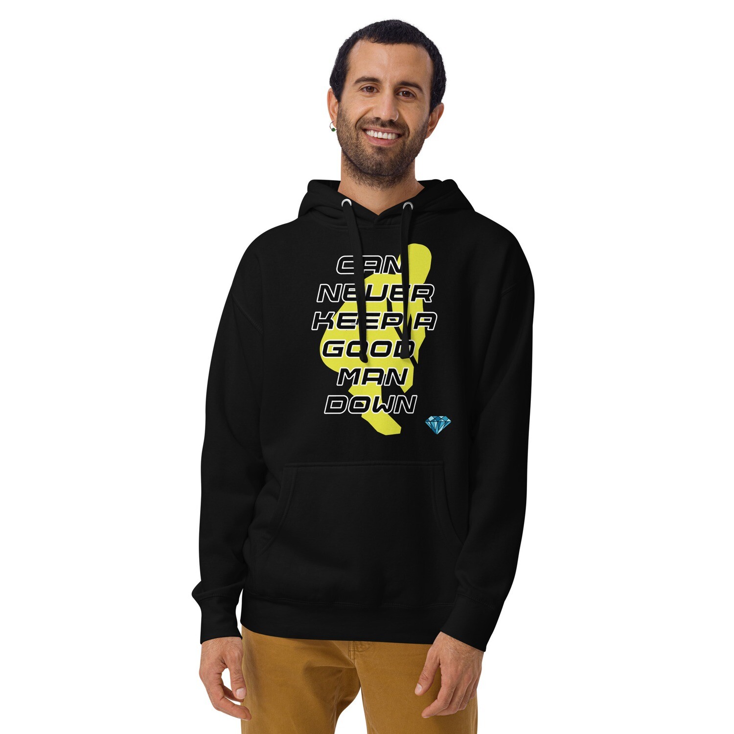 STILL I RISE-Unisex Hoodie, Color: Black, Size: S