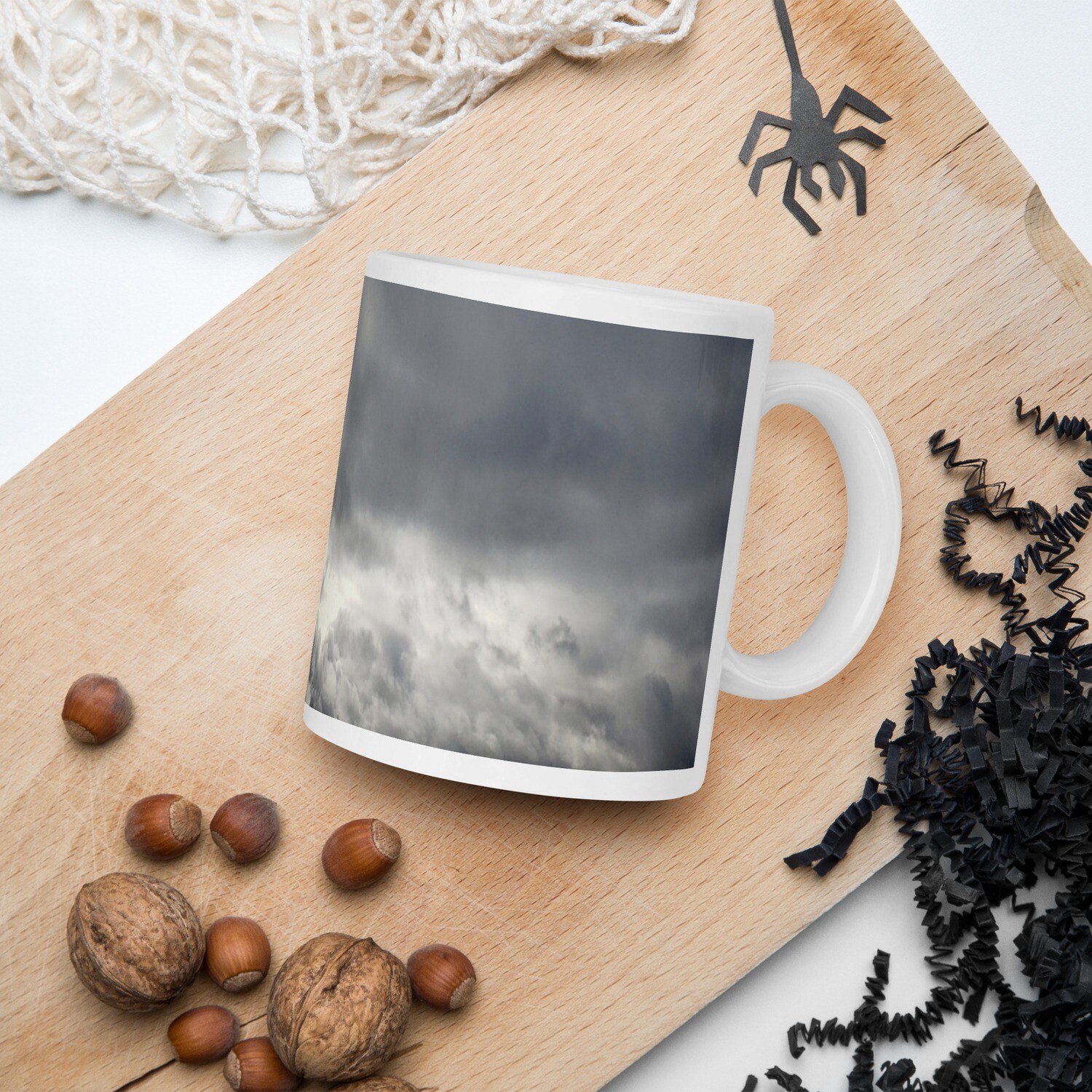 CLOUD9-White glossy mug, Size: 11oz