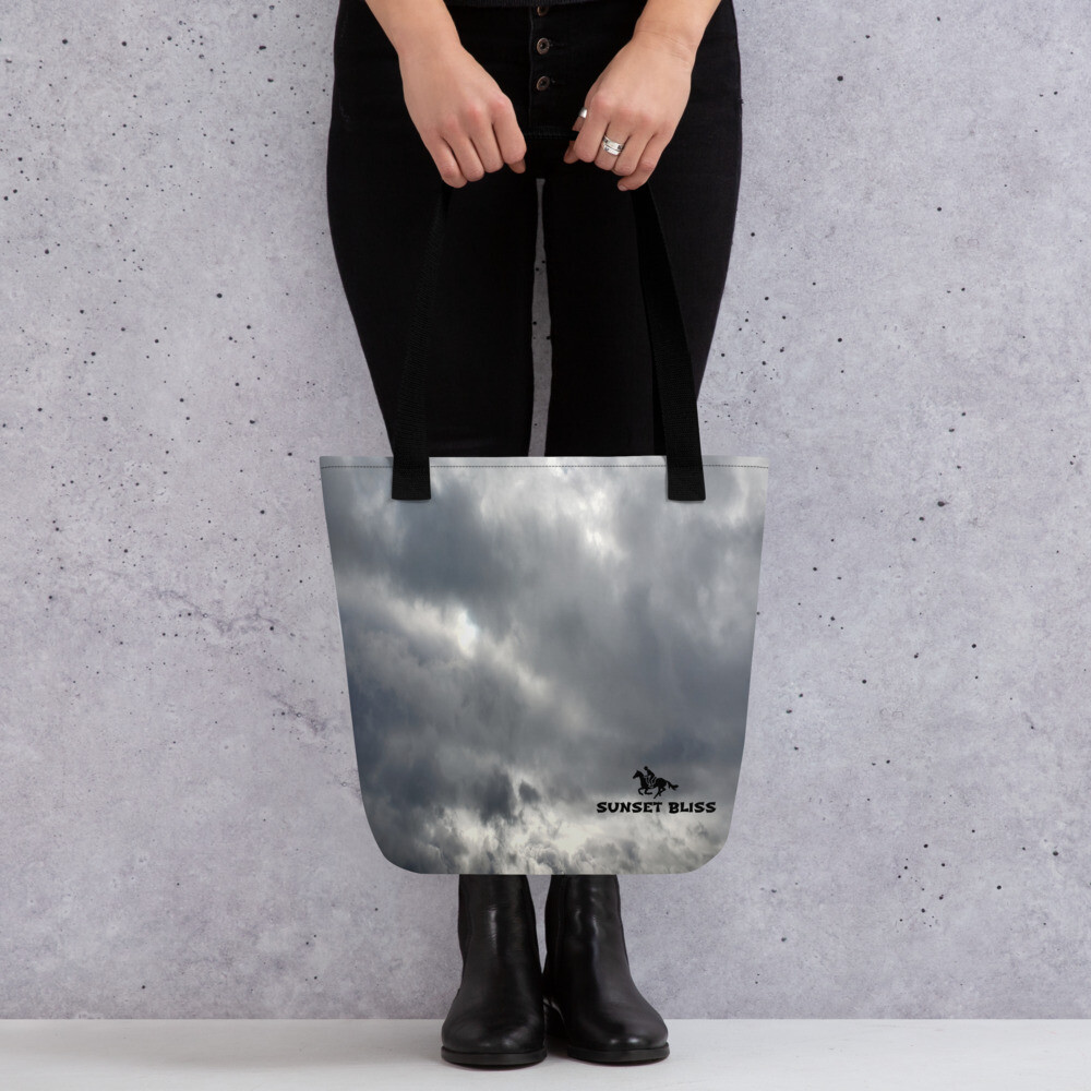 CLOUD9-Tote bag, Color: Black