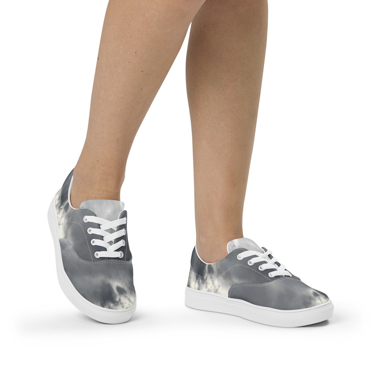 CLOUD9-Women’s lace-up canvas shoes, Size: 5