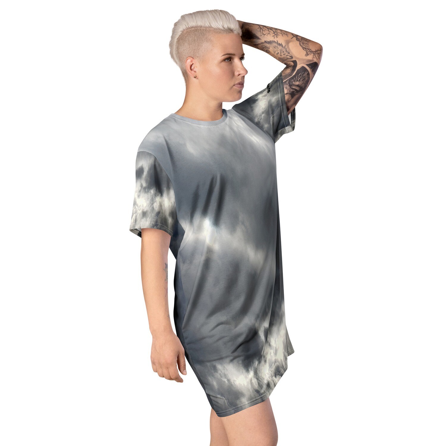 CLOUD9-T-shirt dress, Size: 2XS