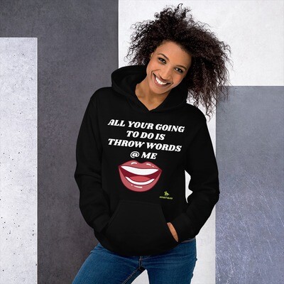 THROW WORDS-Unisex Hoodie