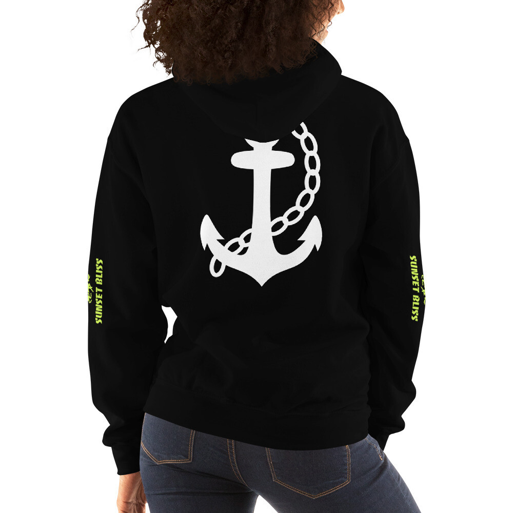LIFE,FAMILY,LOYALTY-Unisex Hoodie, Color: Black, Size: S